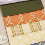 Solid stripe green,rombic grid brown,smile bouquet green,diamond case yellow