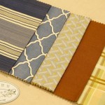 Wider Stripe Blue,Rombic Grid Blue,Jacquard Leaves Blue,Solid Color ,Yarn Dyed Grid